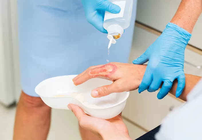 درمان زخم چاقو