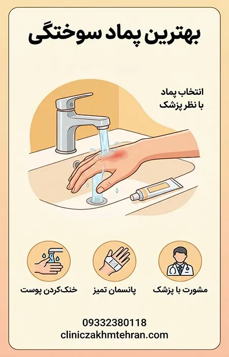 بهترین پماد سوختگی