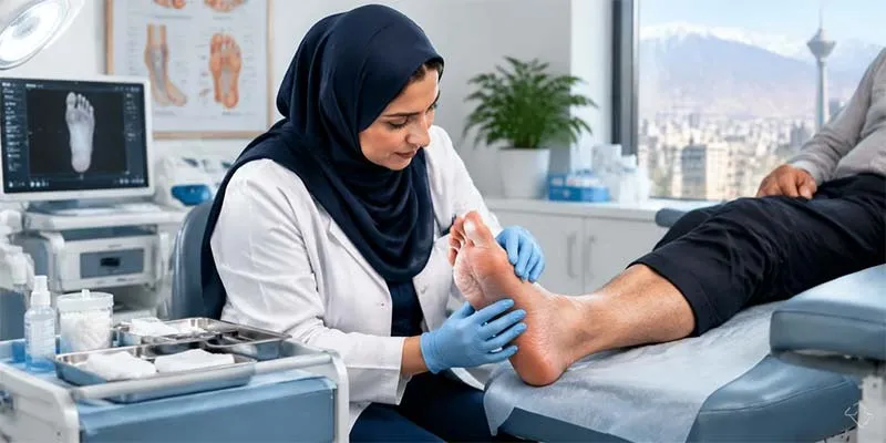 مراقبت از زخم پای دیابتی